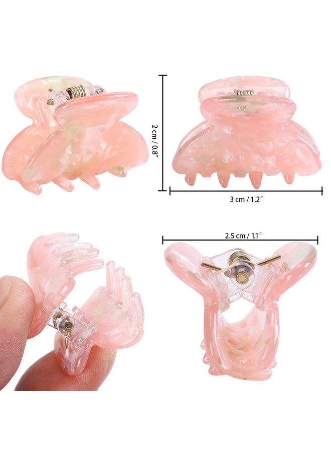 Molans Claw Jaw Clips 12Pcs Small For Thin Hair Styling Accessories Classic Clamp For Women Girls (Sequins) - Image 3