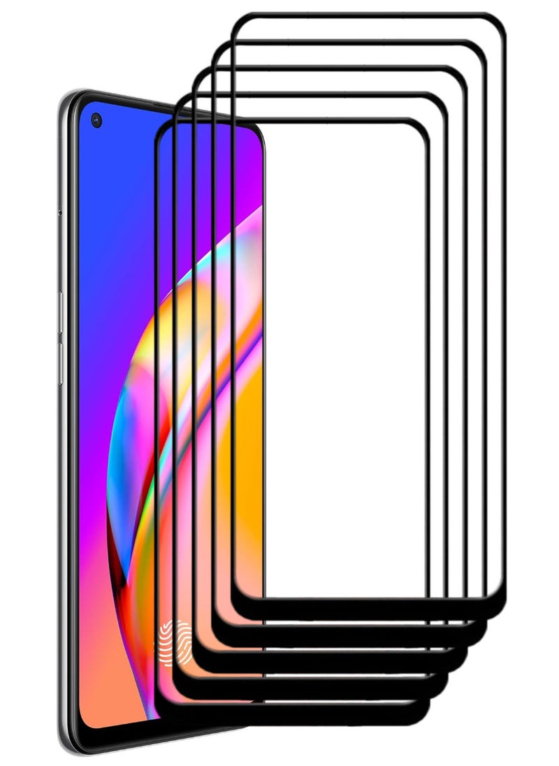 ACLIX 5 Pieces Antistatic ESD Dustproof Premium Quality High Definition Tempered Glass Screen Protector Designed For Oppo F19 Pro+ 5G - Image 1