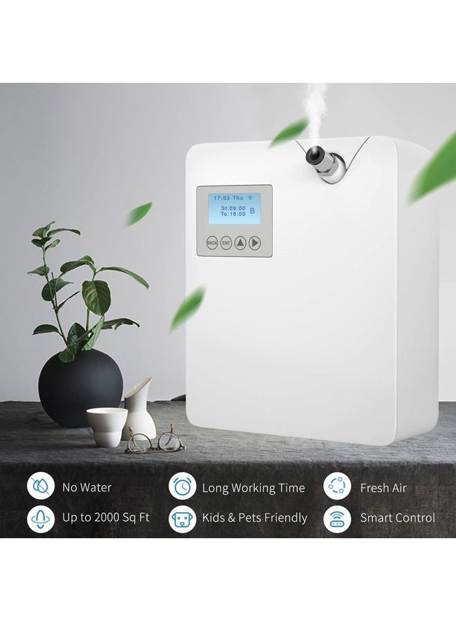 Jcloud Smart Scent Air Machine with Cold-Air Tech for Home, Hotel Scent Diffuser, Waterless Essential Oil Diffuser 300ML, HVAC Scent Diffuser for Essential Oils for Large Room, Office, Spa - Image 2