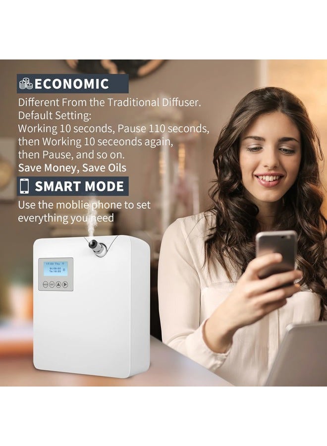 Jcloud Smart Scent Air Machine with Cold-Air Tech for Home, Hotel Scent Diffuser, Waterless Essential Oil Diffuser 300ML, HVAC Scent Diffuser for Essential Oils for Large Room, Office, Spa - Image 3