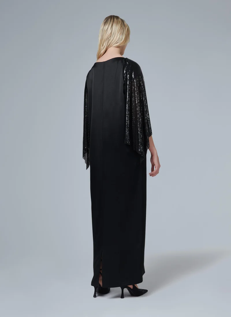 leem Limited Edition - Metal Mesh Sleeve Kaftan