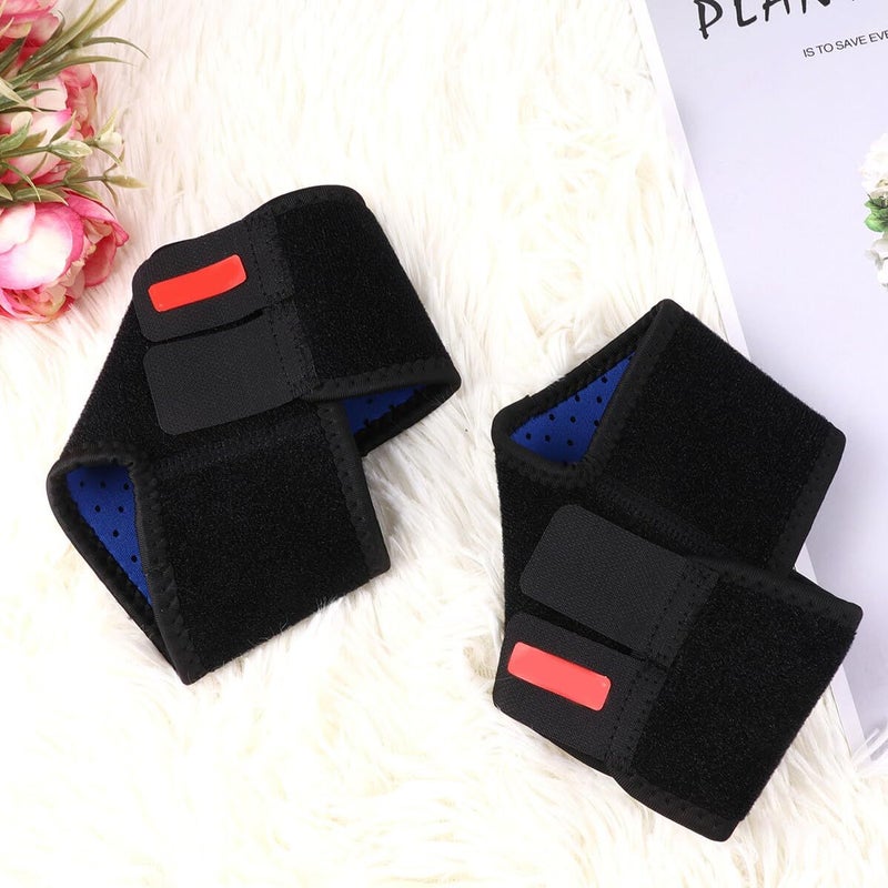 Elastic Ankle Brace Guard Support For Sports Football Basketball Running Hiking Black - Image 5