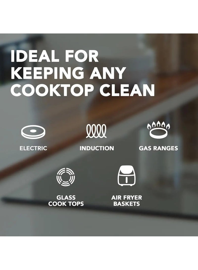 Weiman منظف وملمع سطح زجاجي ثقيل - يلمع ويحمي الأفران الزجاجية/السيراميكية ذات السطح الأملس بفضل تركيبته اللطيفة - 10 أوقية، شفاف - Image 4