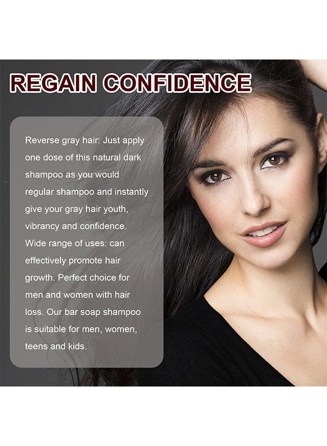 Polygonum Soap, With Bubble Net, Black and Thick Hair Polygonum Bar, He Shou Wu Shampoo Soap, Natural Polygonum Hair Soap, Promotes Hair Growth and Prevents Hair Loss - Image 5