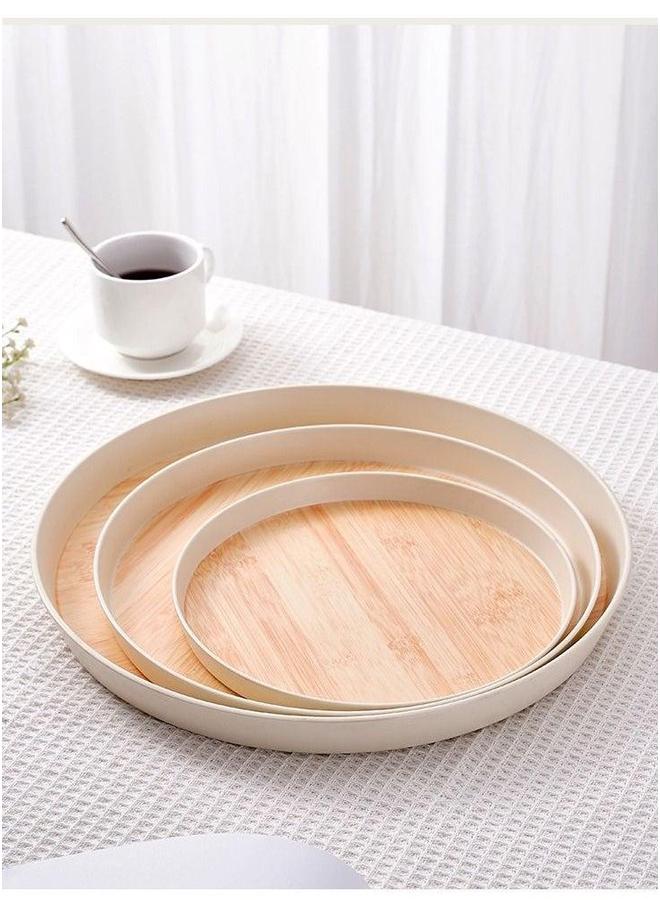 HOMESTAR Set of 3 melamine trays for serving tea and coffee  - Image 1