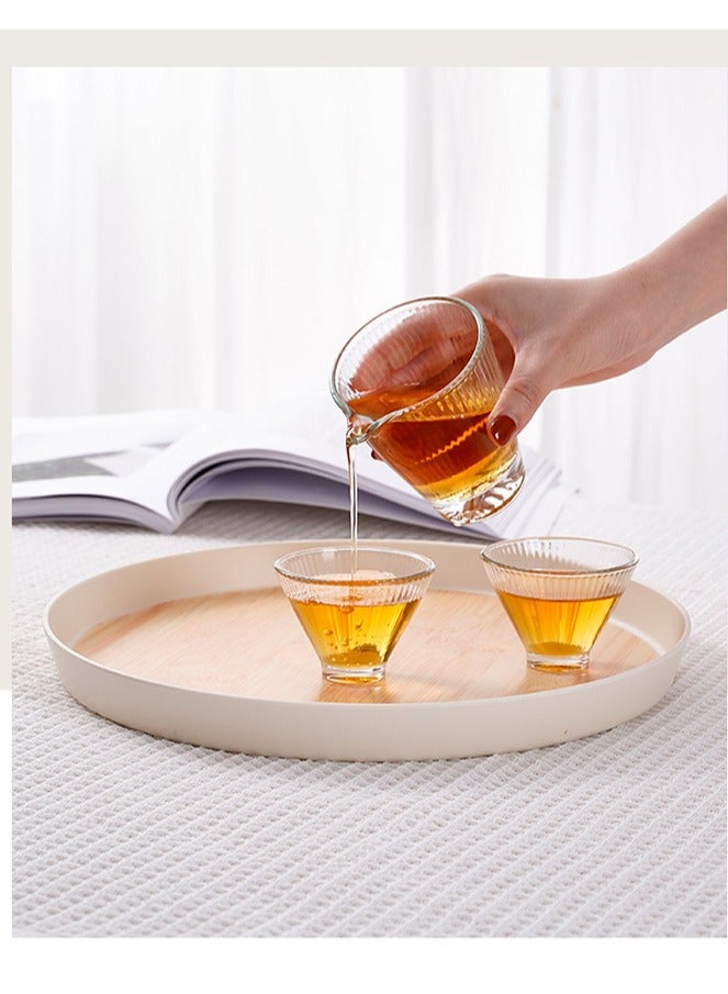 HOMESTAR Set of 3 melamine trays for serving tea and coffee  - Image 2