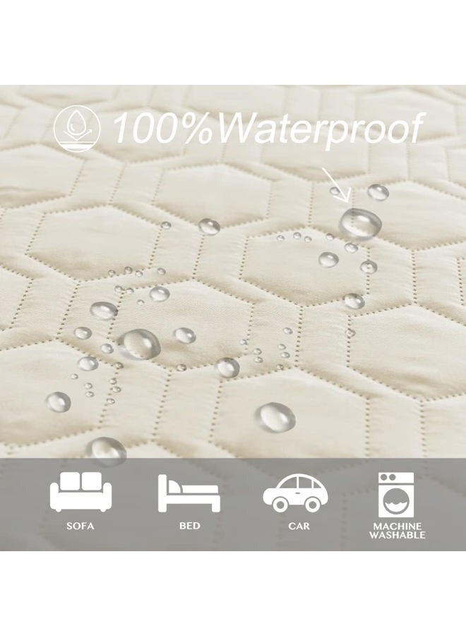Tcksstex Waterproof & Anti-Slip Dog Bed Cover and Pet Blanket Sofa Pet Bed Mat ，car Incontinence Mattress Protectors Furniture Couch Cover for Most Cats Dogs, Pets - Image 2