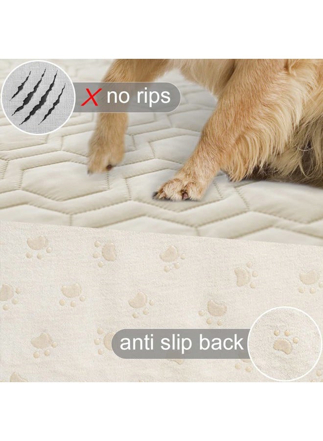Tcksstex Waterproof & Anti-Slip Dog Bed Cover and Pet Blanket Sofa Pet Bed Mat ，car Incontinence Mattress Protectors Furniture Couch Cover for Most Cats Dogs, Pets - Image 3