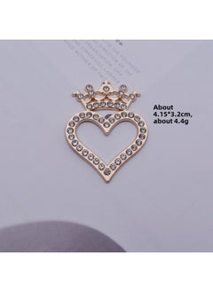 Generic Love Crown Swan Rose Perfume Bottle Pearl Rhinestone Alloy Mobile Phone Accessories Butterfly Handmade Diy Jewelry-Specifications Support Image Upload:23. Pearl Diamond Letter C  - Image 3