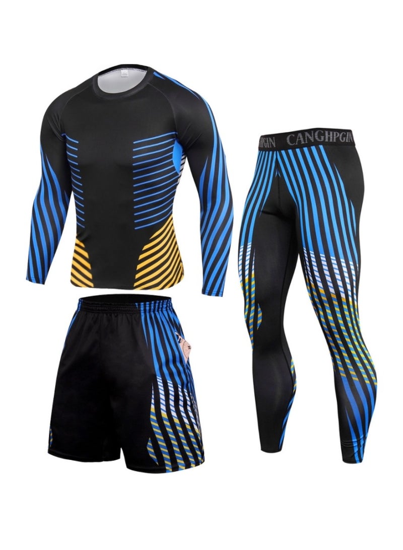 KUYING Men's Casual Sports Cycling Set 