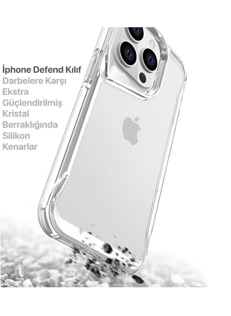 Gear4 Gear 4  crystal palace - compatible with apple iphone 12 / iphone 12 pro 6.1" case - advanced impact protection with integrated d3o technology, anti-yellowing, phone cover - transparent  - Image 5