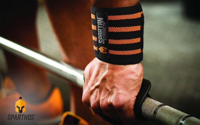 Sparthos Wrist Wraps 21 inches Long  for Gym Powerlifting Weightlifting Bodybuilding  Heavy Duty  for Men  Women  Improves Hand Strength  Supports Wrists - Image 4