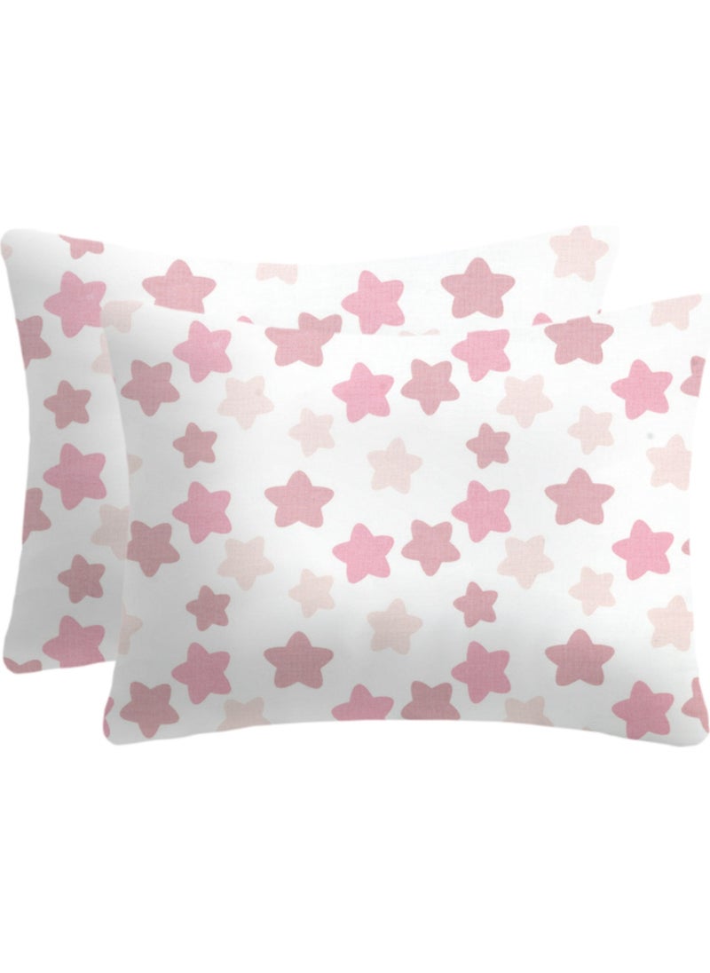 Lief Home 100% Cotton Zippered Baby Pillow Case | 35X45 (2 Pieces) 