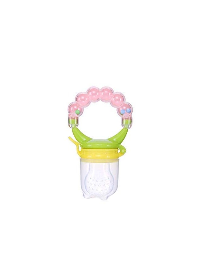 ORiTi أداة تقطيع الطعام المصنوعة من السيليكون الخالية من مادة BPA من First Trend للفواكه والخضروات مع مقبض خشخيشة - Image 3