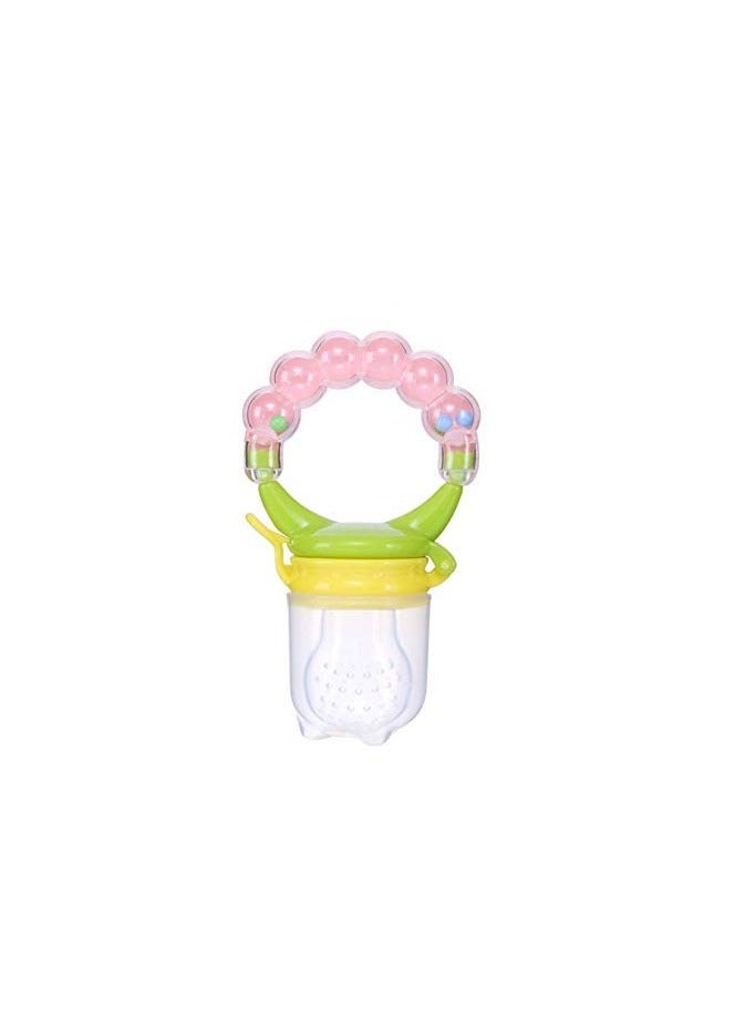 ORiTi أداة تقطيع الطعام المصنوعة من السيليكون الخالية من مادة BPA من First Trend للفواكه والخضروات مع مقبض خشخيشة - Image 5