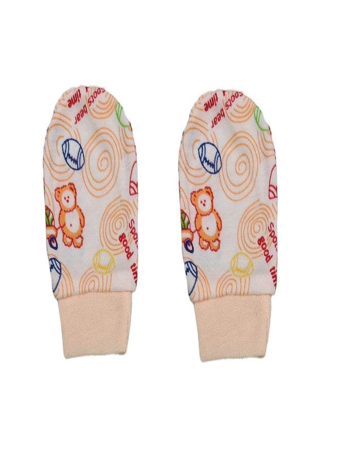 TIXY Cotton Mittens/Mutthi/Gloves with grip in multicolor for baby boys & girls infants & Toddlers (Pack of 4,8,12) (0-6, 4) - Image 3