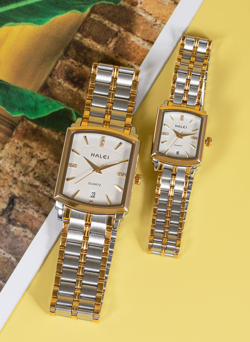 هالي ساعة هالي هارلي 570 مل كوارتز بسيطة للزوجين - Image 3