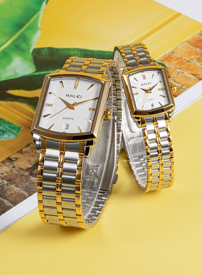 هالي ساعة هالي هارلي 570 مل كوارتز بسيطة للزوجين - Image 2