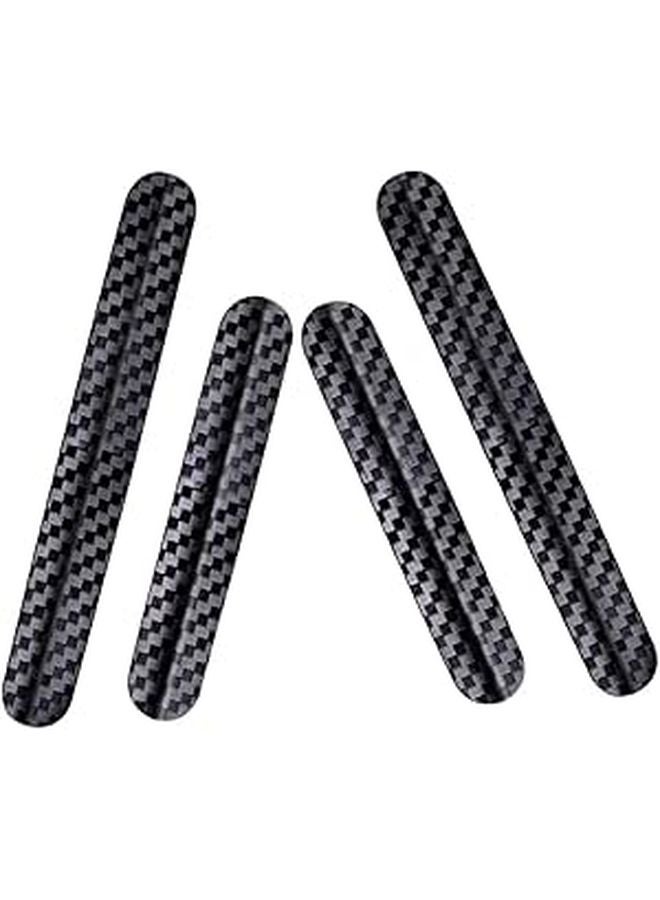 4 Pcs Car Door Edge Protector Scratch Resistant Bumper Guard Safety Cover Trim Black - Image 1