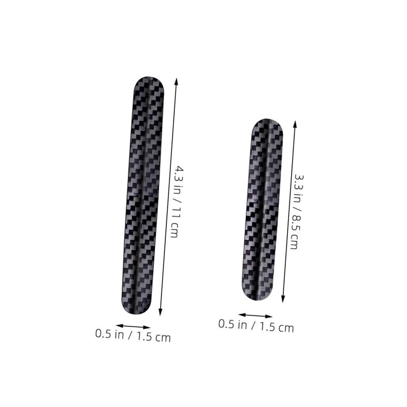 4 Pcs Car Door Edge Protector Scratch Resistant Bumper Guard Safety Cover Trim Black - Image 3