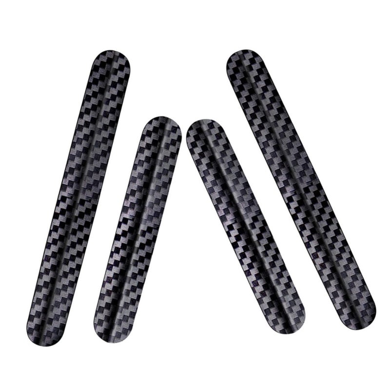 4 Pcs Car Door Edge Protector Scratch Resistant Bumper Guard Safety Cover Trim Black - Image 2