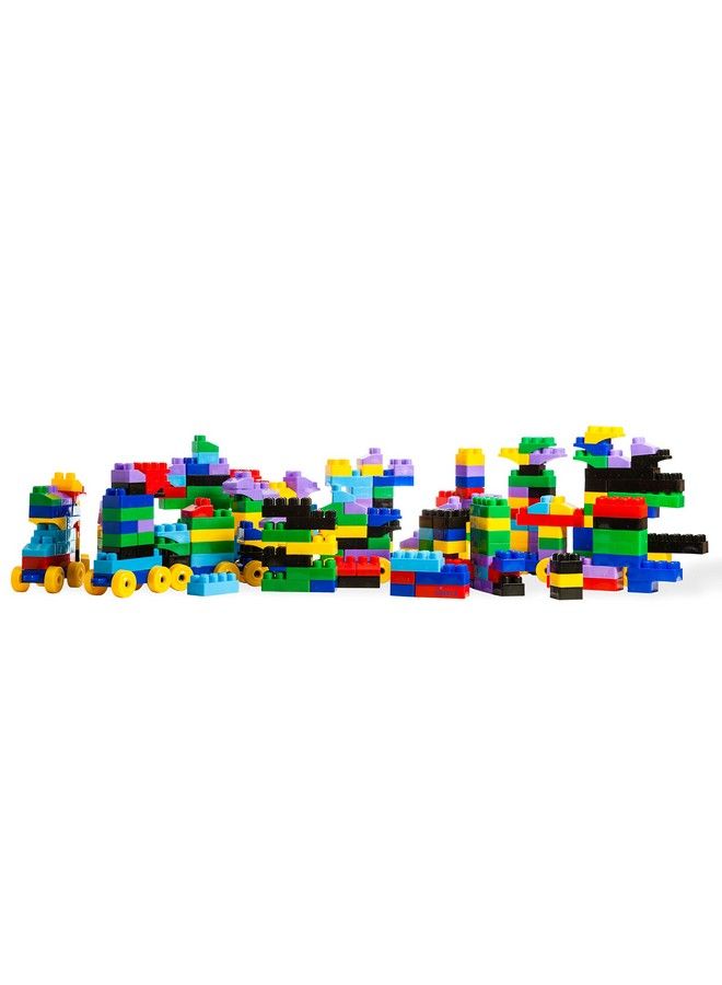 Dimple Large Blocks For Toddlers/Kids Stackable Multi Colored Interlocking Toys Safe Non Toxic Plastic Bright Colors Waterproof Boys And Girls Age 3 + (300 Pieces)  - Image 4