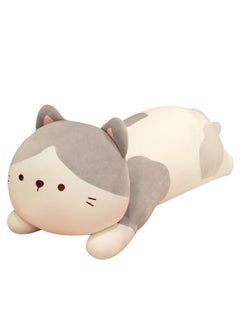 Super Soft And Cute Cat Pillow, Cute And Cute Cat Plush Toy, Sleeping Leg Pillow-Specifications:70.096cm Kg-Color:Gray