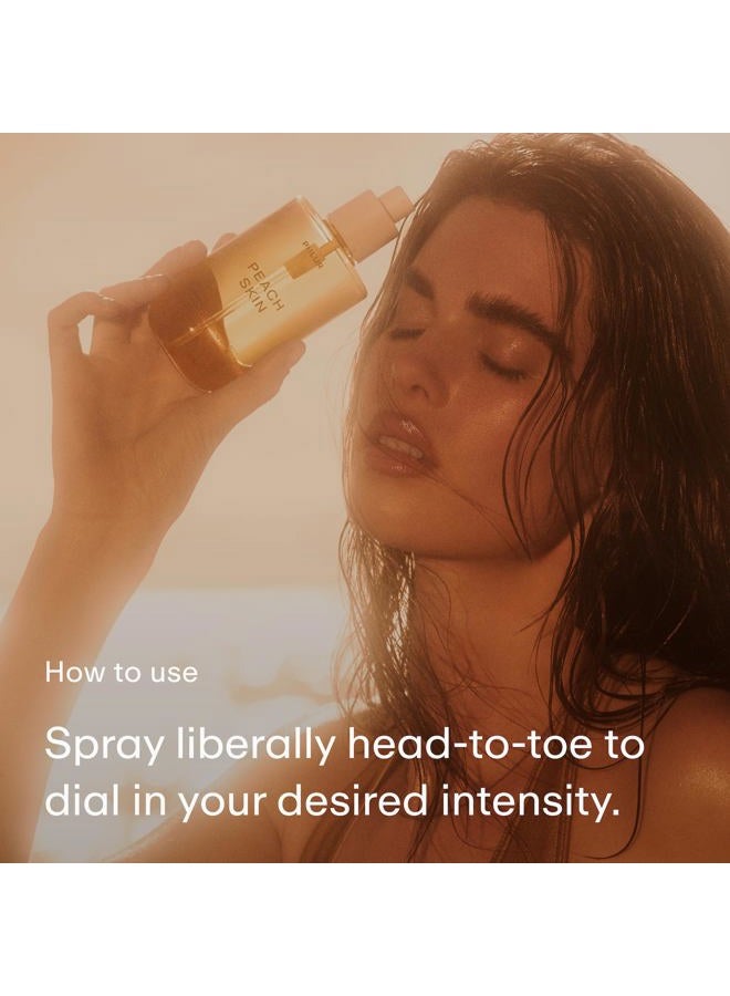 PHLUR Peach Skin Body Mist - Hair & Body Fragrance Mist - Peach, Plum, Bergamot, Milky Sandalwood & White Freesia Body Spray (8 fl oz) - Image 4