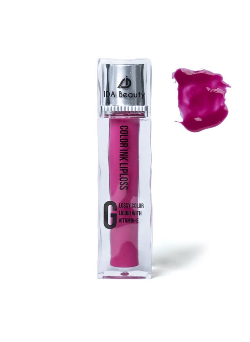 IDA Beauty HueKiss Colour Ink Lip Gloss | Long-Lasting, Hydrating, Smudge-Proof | Vegan, Halal, Cruelty-Free  - Image 1
