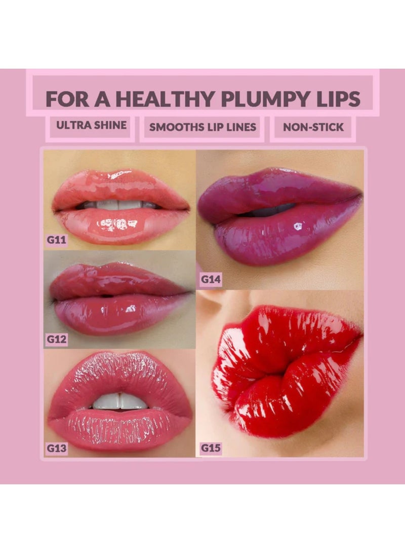 IDA Beauty HueKiss Colour Ink Lip Gloss | Long-Lasting, Hydrating, Smudge-Proof | Vegan, Halal, Cruelty-Free (G14) - Image 4