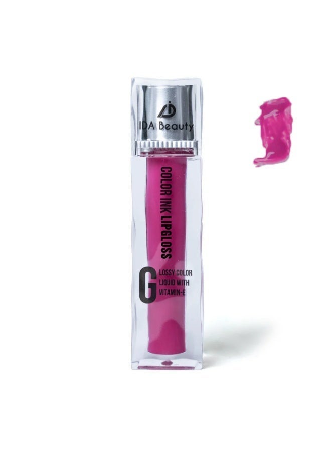 IDA Beauty HueKiss Colour Ink Lip Gloss | Long-Lasting, Hydrating, Smudge-Proof | Vegan, Halal, Cruelty-Free (G14) - Image 1