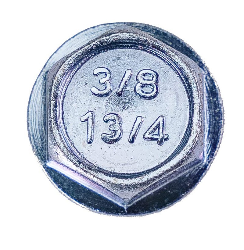CONFAST LDC38134 3/8" x 1-3/4" Zinc Plated Large Diameter Concrete Screw for Anchoring to Masonry, Brick or Block (25 per Box) - Image 2