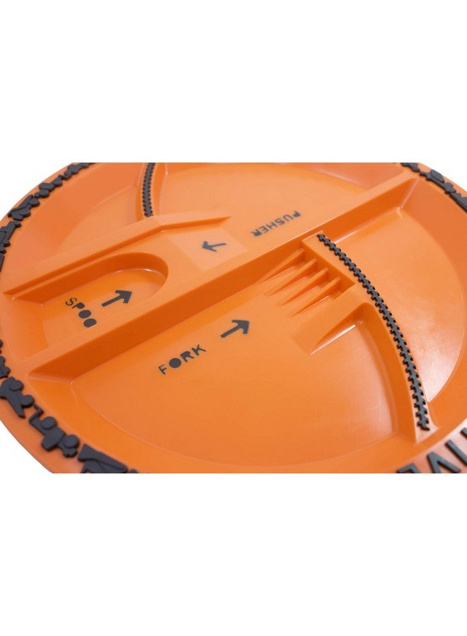 Constructive Eating Made In Usa Construction Plate For Toddlers Infants Babies And Kids Made With Materials Tested For Safety - Image 4