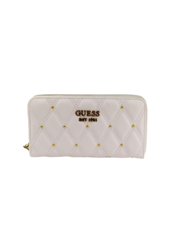 Guess women's wallet made of white leather - Image 1