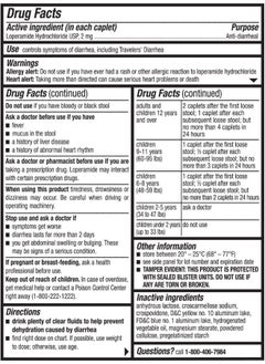Ohm Ohm Loperamide Hydrochloride caplets, 2 mg, Anti-Diarrheal, 24 Count  - Image 3