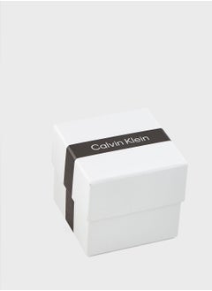 CALVIN KLEIN Gold Plated Half Hoop Earrings  - Image 3