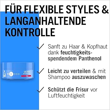 TAFT Styling Wax Ultra Up to 24h Hold 2 Shine 5 75 ml - Image 2