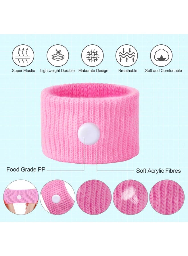 ديوتي ٤ أزواج من أساور دوار الحركة، أساور سفر مضادة للغثيان، مزودة بضغط نقاط الوخز بالإبر، مناسبة للسفر بالسيارة، أو البحر، أو الجو، لتخفيف دوار الحركة، وأساور طبيعية لتخفيف الغثيان للبالغين والأطفال. - Image 2