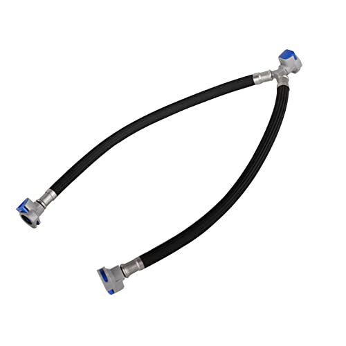 PARLOS Replacement Quick Connect Hose Hot & Cold Water Mixer Line for PARLOS Widespread Faucet with Snap-in Fast Lock, 2102601 - Image 1