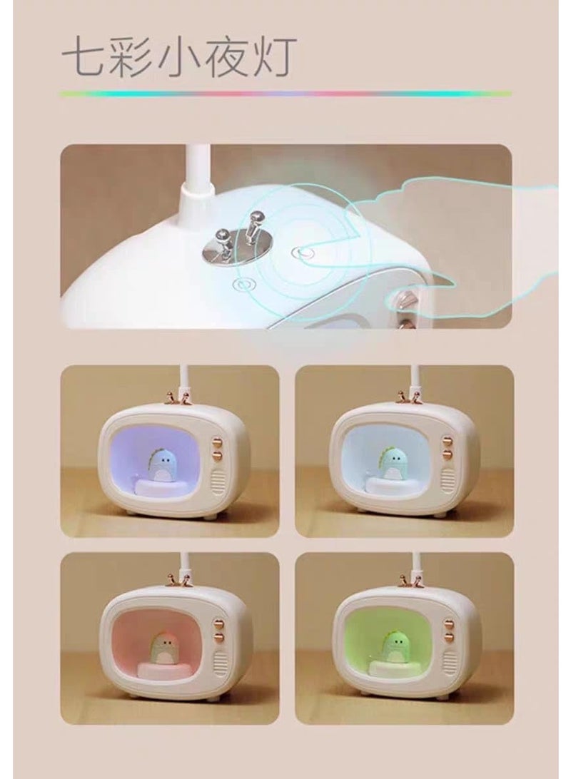 USB Rechargeable LED Desk Lamp with Adjustable Angle – Cute Night Light with Soft Color-Changing Light to Protect Eyes – Portable Design for Bedroom, Office, and Travel – Multi-Color - Image 4