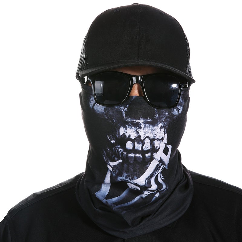 1pc Ski Motor Bandana Motorcycle For Motorcycle Riding Scarf Women Men Scarves Scary Windproof Scarf ( -098 50cm) - Image 3