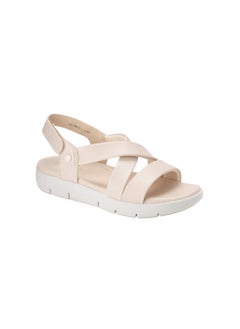 Bata Casual  Women Ankle Strap Sandals Beige  - Image 2