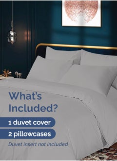 Siesta Zen Siesta Zen Microfiber Duvet Cover Set – Ultra Soft, Wrinkle-Resistant, Breathable & Lightweight –  Button Closure – Machine Washable Bedding Set (1 Cover + 2 Pillowcases)  - Image 2