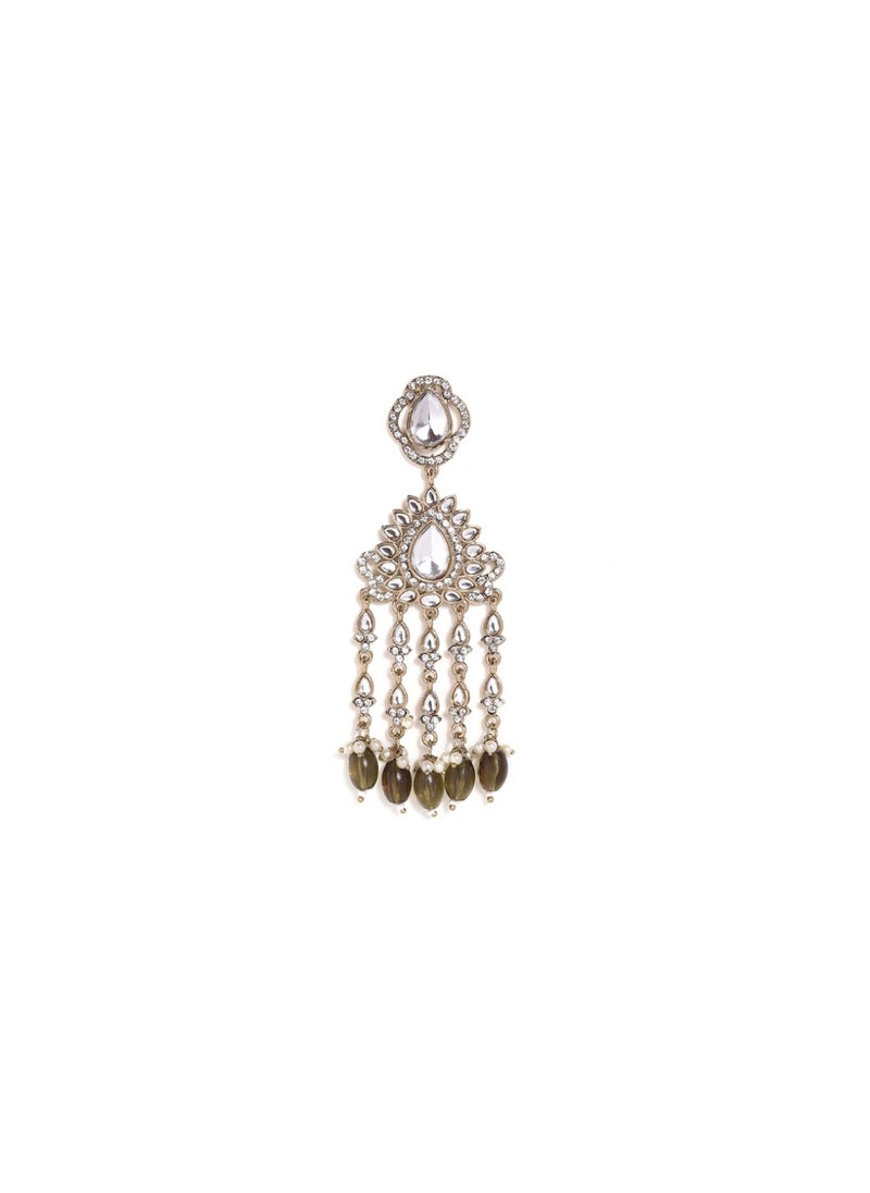 Priyaasi Women Contemporary Jhumkas Earrings  - Image 4