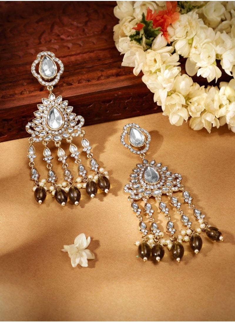 Priyaasi Women Contemporary Jhumkas Earrings  - Image 1