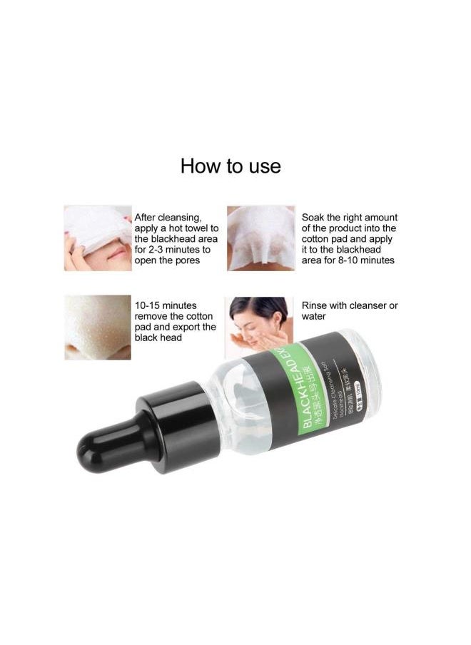 WYBOT - 10ml Blackhead Shrinkage Essence Export Liquid Remove Blackhead Set Deep Cleansing - Image 1