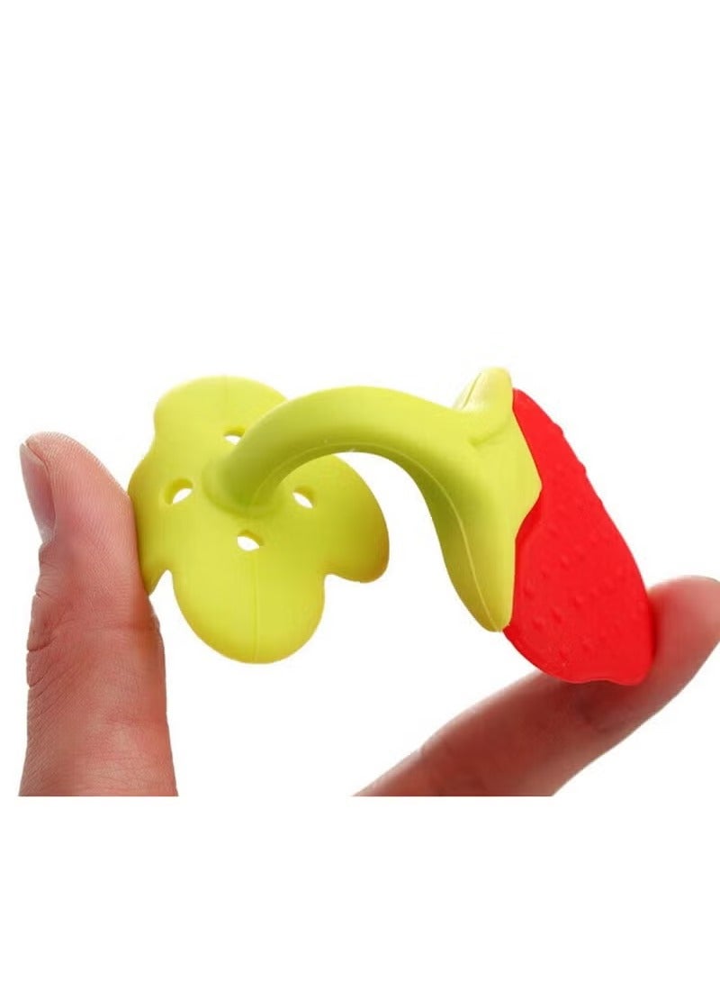 AIYISHI 5 Pack Baby Teething Toys Set Silicone Fruit Shape Giraffe Baby Teethers BPA Free Soothe Babies Gums for Babies Infants Toddlers Boys & Girls - Image 4