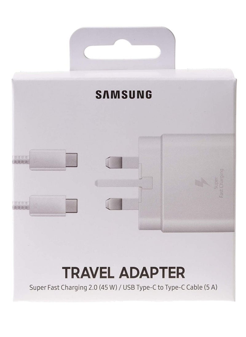 "45W Samsung USB-C Super Fast Charger – Type-C Wall Adapter for Galaxy S22 Ultra/S22+/S21 Ultra/S21 Plus 5G, Note 20 Ultra, S20/S20 Ultra, Tab S8 Ultra/S8+, PPS Fast Charging" - Image 4
