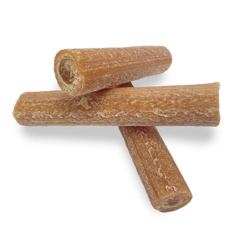 Himalayan Dog Chew Yak Cheese Dog Chews, Lactose Free & Grain Free, USA Made, For All Dog Breeds, Medium Density Cheese Chew, Resealable Pouch with 3 YUM Treats, Bacon Flavor - Image 2