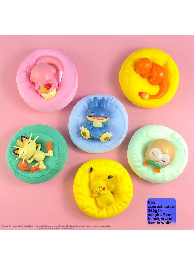 Baokemeng Hand-made Blind Box Pikachu Crayon Small Melody Kulomi Ruby Strawberry Bear Toy Ornaments-Color:Afternoon Tea Melody-boxed (whole Set Price) - Image 3